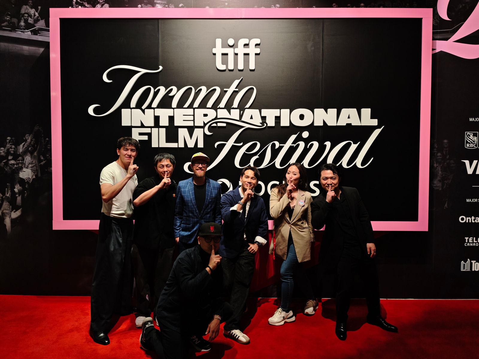 The R2R team on the TIFF red carpet